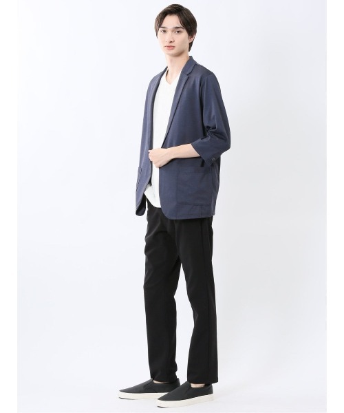 TAKA-Q（タカキュー）の「【接触冷感 ストレッチ 抗菌防臭】タカキュー スリム パンツ（チノパンツ・メンズ・グレー/ブラック/ベージュ・MEDIUM/X-LARGE/LARGE/S）」の14枚目の写真