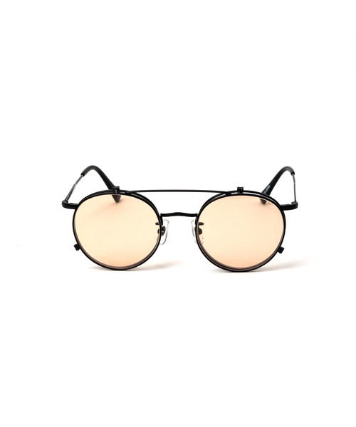 CALEE(キャリー)の「FLIP UP TYPE CIRCLE METAL GLASSES(メガネ・メンズ・ブラック/ブルー/ブラウン/グリーン・FREE)」の15枚目の写真