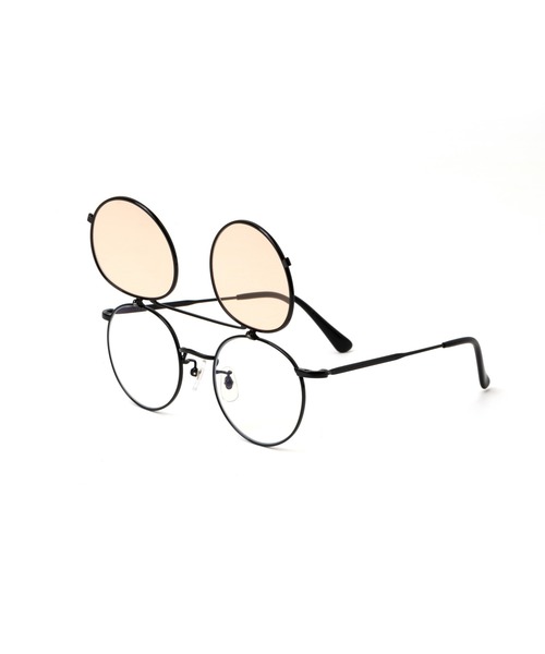 CALEE(キャリー)の「FLIP UP TYPE CIRCLE METAL GLASSES(メガネ・メンズ・ブラック/ブルー/ブラウン/グリーン・FREE)」の13枚目の写真