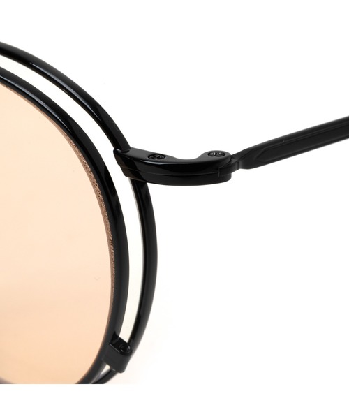 CALEE(キャリー)の「FLIP UP TYPE CIRCLE METAL GLASSES(メガネ・メンズ・ブラック/ブルー/ブラウン/グリーン・FREE)」の8枚目の写真