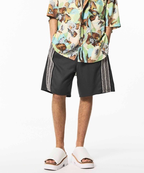 MAISON SPECIAL / プライムワイドサイドラインショーツ セール】《UNISEX》Prime-Wide Side Line Shorts/プライムワイド
