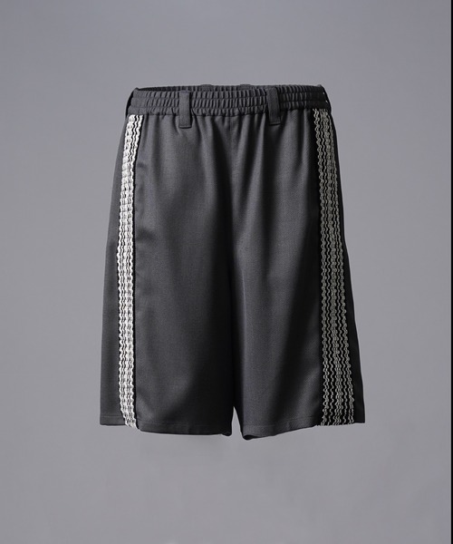 セール】《UNISEX》Prime-Wide Side Line Shorts/プライムワイド