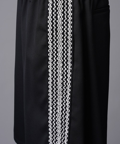セール】《UNISEX》Prime-Wide Side Line Shorts/プライムワイド