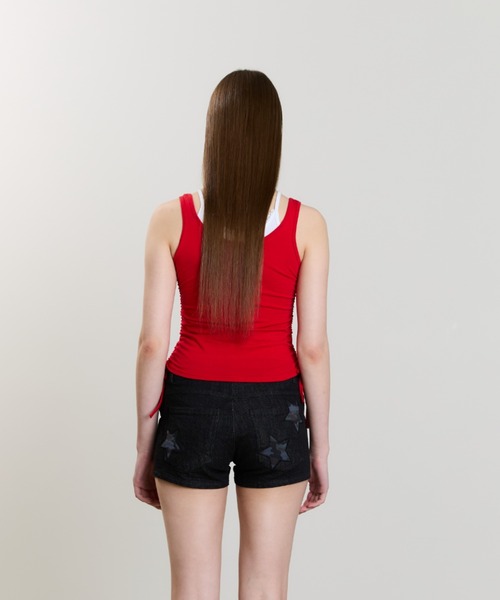LUVISTRUE（ラヴイズトゥルー）の「SM LAYERED LACE SLEEVELESS（チューブトップ・レディース・ネイビー/レッド/ブラック・FREE）」の21枚目の写真