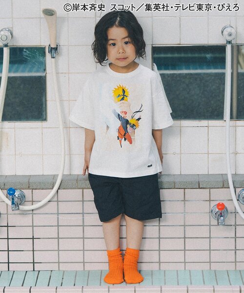 F.O.KIDS（エフオーキッズ）の「【NARUTO-ナルト- 疾風伝 】グラフィックTシャツB（キッズ）（Tシャツ/カットソー・キッズ・オフホワイト/ブラック・100/110/120/130/140）」の6枚目の写真