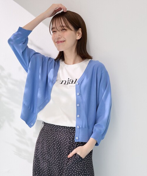 ANY(エニィ)の「ファンクションカーディガン(カーディガン/ボレロ・レディース・ローズ系/ふじ色系/ライトグレー系/グレー系・4)」の17枚目の写真