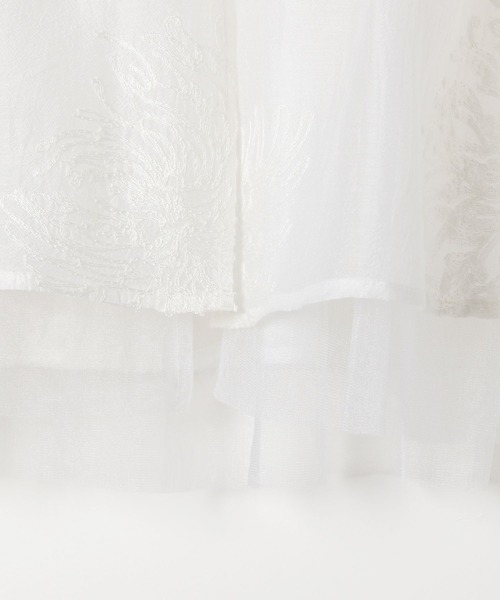 LEPSIM(レプシィム)の「シアー刺繍アソートノースリブラウス 497427(シャツ/ブラウス・レディース・オフホワイト/ブラック系その他/ブラック・FREE)」の10枚目の写真