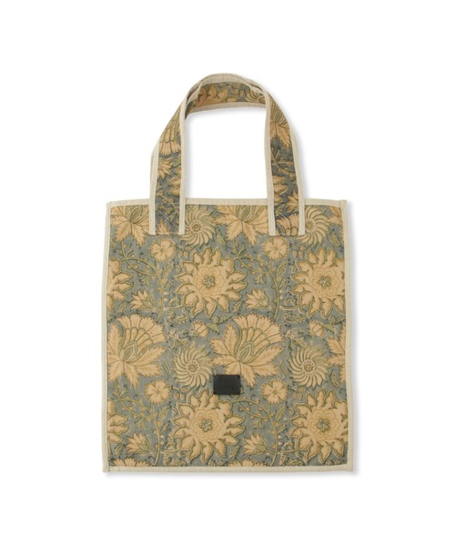 VICKY(ビッキー)の「ハンドブロックプリントトートバッグ(トートバッグ・レディース・ブルー系その他/ピンク系その他/ホワイト系その他・FREE)」の1枚目の写真