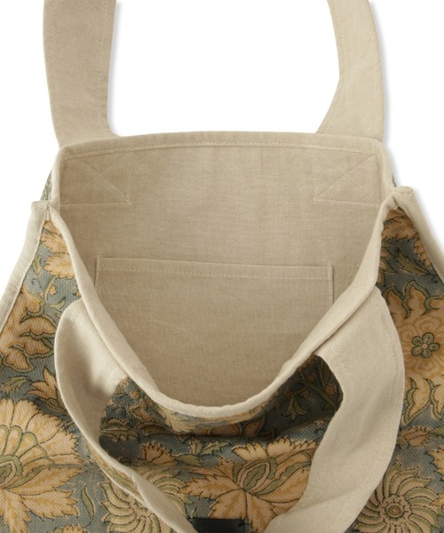 VICKY(ビッキー)の「ハンドブロックプリントトートバッグ(トートバッグ・レディース・ブルー系その他/ピンク系その他/ホワイト系その他・FREE)」の6枚目の写真