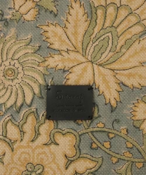 VICKY(ビッキー)の「ハンドブロックプリントトートバッグ(トートバッグ・レディース・ブルー系その他/ピンク系その他/ホワイト系その他・FREE)」の7枚目の写真