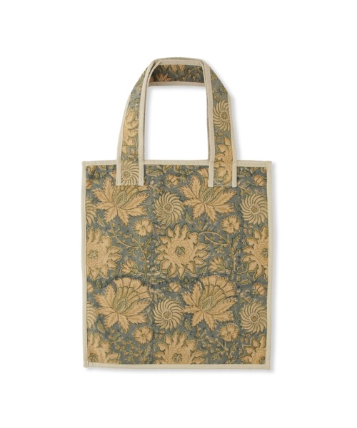 VICKY(ビッキー)の「ハンドブロックプリントトートバッグ(トートバッグ・レディース・ブルー系その他/ピンク系その他/ホワイト系その他・FREE)」の4枚目の写真