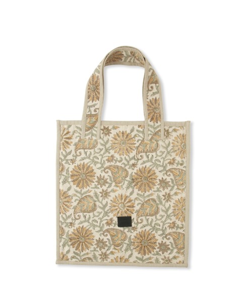 VICKY(ビッキー)の「ハンドブロックプリントトートバッグ(トートバッグ・レディース・ブルー系その他/ピンク系その他/ホワイト系その他・FREE)」の8枚目の写真