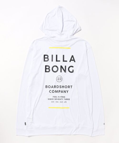 BILLABONG(ビラボン)の「RASH ZIP HOOD(ラッシュガード・メンズ・ホワイト/ブラック・MEDIUM/LARGE)」の3枚目の写真