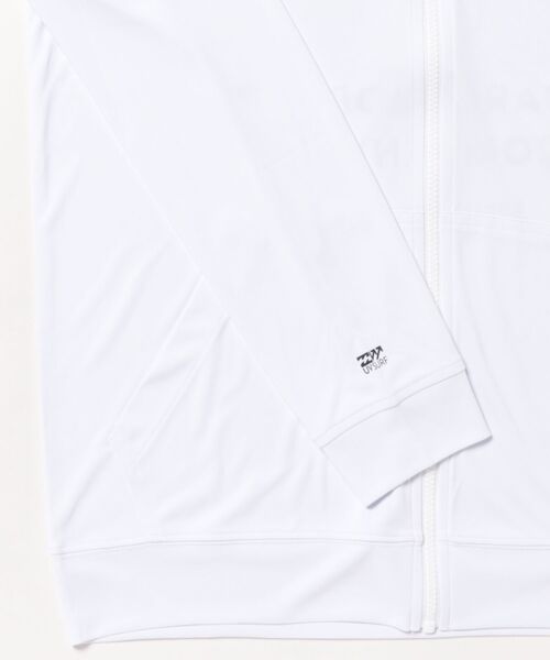 BILLABONG(ビラボン)の「RASH ZIP HOOD(ラッシュガード・メンズ・ホワイト/ブラック・MEDIUM/LARGE)」の4枚目の写真
