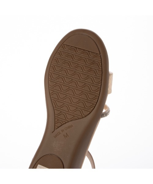 Pitti(ピッティ)の「【WEB限定】ラインストーンウエッジサンダル(サンダル・レディース・シルバー/ブラック/ゴールド・S/L/M)」の17枚目の写真