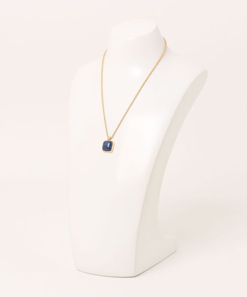 Elura（エルーラ）の「天然石モチーフネックレス/571153（ネックレス・レディース・ブルー/ネイビー・ONE SIZE）」の4枚目の写真