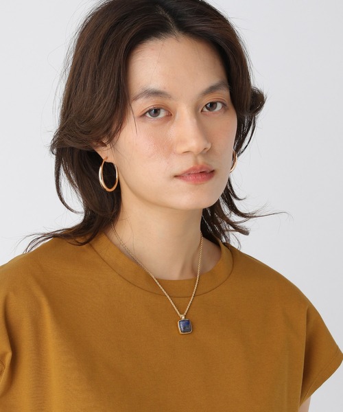 Elura（エルーラ）の「天然石モチーフネックレス/571153（ネックレス・レディース・ブルー/ネイビー・ONE SIZE）」の2枚目の写真