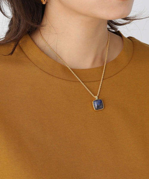 Elura（エルーラ）の「天然石モチーフネックレス/571153（ネックレス・レディース・ブルー/ネイビー・ONE SIZE）」の9枚目の写真