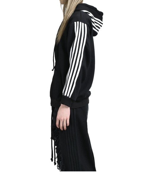YORI SPORT 5STRIPE PRINTED HOOD ZIP-UP（パーカー）｜YORI SPORT