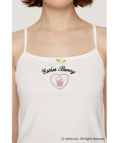 SLY（スライ）の「Esther Bunny x SLY ROSE CAMI エスターバニー