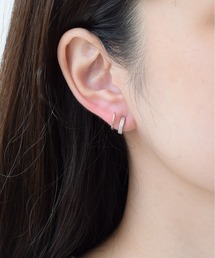 ◆金属アレルギー対応◆◆made in japan◆【痛くない】【落ちにくい】【ストレスフリーな着け心地】スターダストカール　ミニループフィットイヤリング