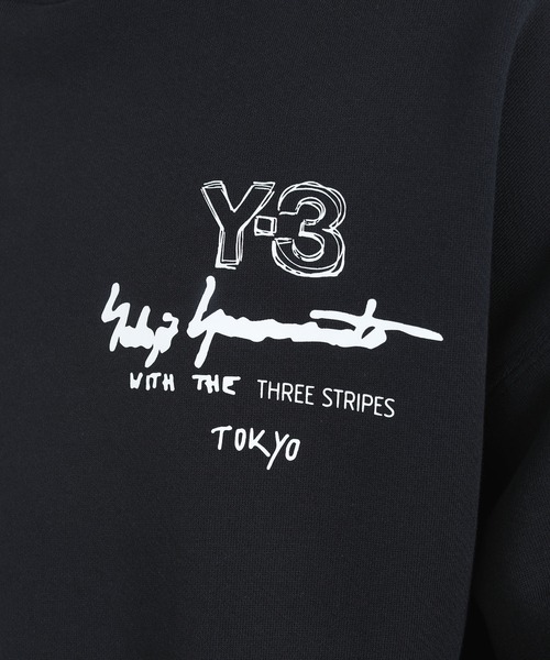 Y-3(ワイスリー)の「Y-3 GRAPHIC FT HOODIE(パーカー・メンズ・ブラック・X-LARGE/LARGE/MEDIUM/SMALL/X-SMALL/XX-LARGE)」の4枚目の写真