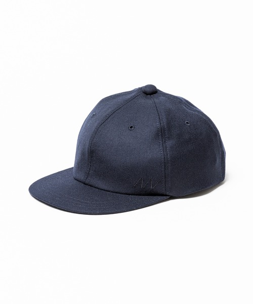 meanswhile(ミーンズワイル)の「Wool 6Panel Cap(キャップ・メンズ・チャコール/ネイビー・FREE)」の3枚目の写真