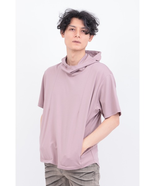 TORNADO MART（トルネードマート）の「ﾄﾙﾈｰﾄﾞﾛｺﾞﾌｰﾃﾞｨ（タンクトップ・メンズ・ピンク/ベージュ/グレー系その他・M/L）」の3枚目の写真