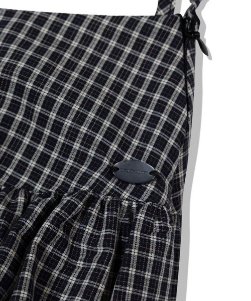 UGLY SHADOW（アグリーシャドウ）の「【Uglyshadow】PUMPKIN SKIRT PANTS(CHECK) / 【アグリーシャドウ】パンプキンチェックスカートパンツ（その他パンツ・レディース・ブラック/ブルー・S/M）」の15枚目の写真