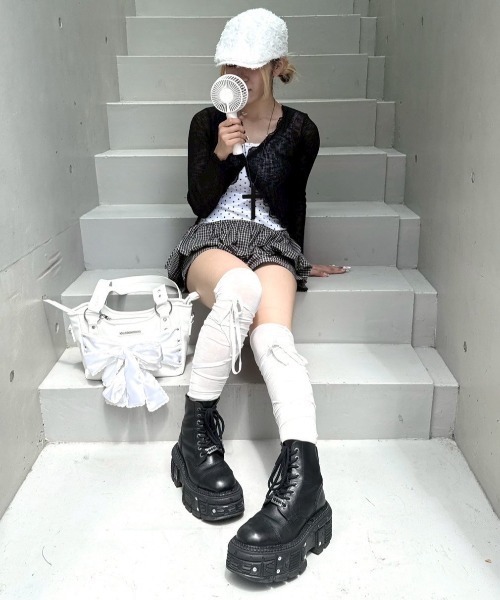 Uglyshadow】PUMPKIN SKIRT PANTS(CHECK)（その他パンツ）｜UGLY