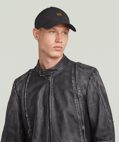 G-STAR(ジースター)の「ORIGINALS BASEBALL CAP/ブランドロゴベースボールキャップ(キャップ・メンズ・ダークブラック・ONE SIZE)」の3枚目の写真