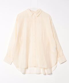 マルティニーク　レリタージュ　キュプラスパンバンドカラーシャツ　新品 セール】【l'heritage martinique/レリタージュ マルティニーク