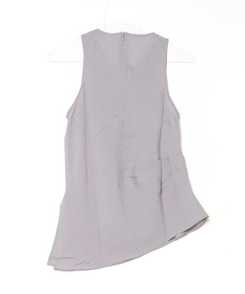 FREE STYLISTS(フリー スタイリスト)の「YUGA_YGMC Sheer pleated top(シャツ/ブラウス・レディース・ブラック/オフホワイト/グレー・FREE)」の12枚目の写真