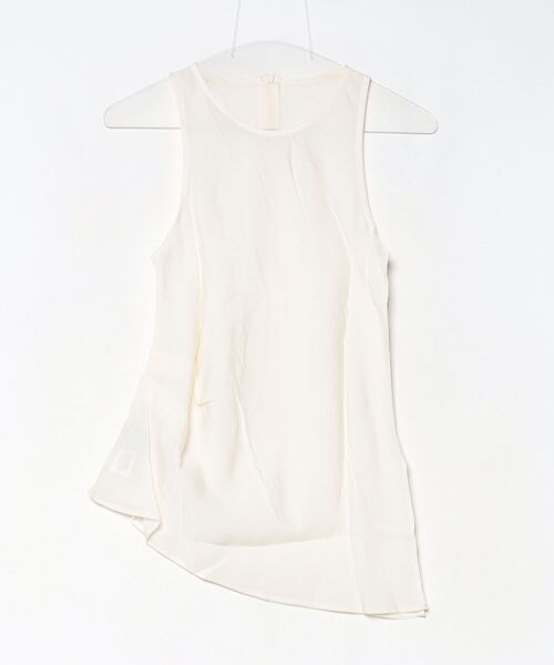 FREE STYLISTS(フリー スタイリスト)の「YUGA_YGMC Sheer pleated top(シャツ/ブラウス・レディース・ブラック/オフホワイト/グレー・FREE)」の15枚目の写真