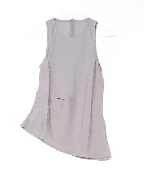 FREE STYLISTS(フリー スタイリスト)の「YUGA_YGMC Sheer pleated top(シャツ/ブラウス・レディース・ブラック/オフホワイト/グレー・FREE)」の13枚目の写真