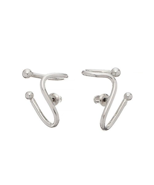 ELENDEEK(エレンディーク)の「ウェーブパール2WAYピアス(ピアス(両耳用)・レディース・ゴールド/シルバー・FREE)」の12枚目の写真