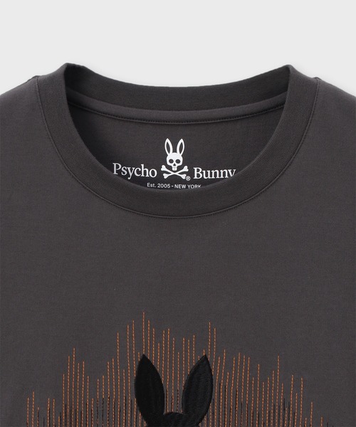 Psycho Bunny（サイコバニー）の「エンブロイダリーグラフィック Tシャツ（Tシャツ/カットソー・メンズ・ブラック/ホワイト/ダークグレー・SMALL/MEDIUM/LARGE/X-LARGE）」の5枚目の写真