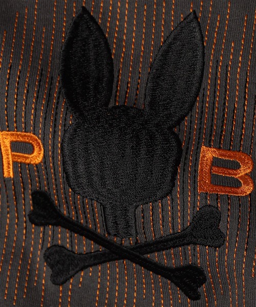Psycho Bunny（サイコバニー）の「エンブロイダリーグラフィック Tシャツ（Tシャツ/カットソー・メンズ・ブラック/ホワイト/ダークグレー・SMALL/MEDIUM/LARGE/X-LARGE）」の6枚目の写真