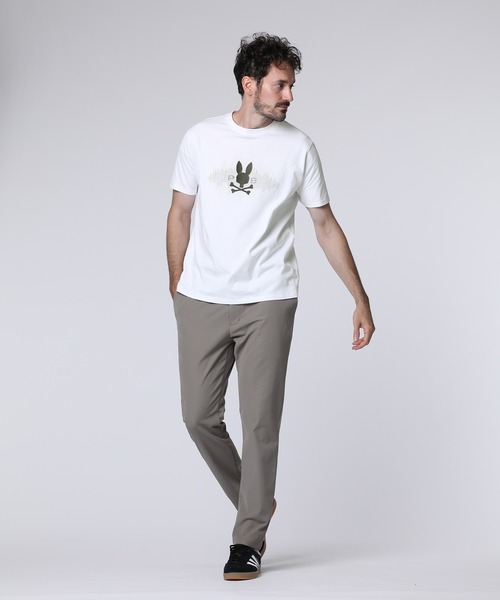 Psycho Bunny（サイコバニー）の「エンブロイダリーグラフィック Tシャツ（Tシャツ/カットソー・メンズ・ブラック/ホワイト/ダークグレー・SMALL/MEDIUM/LARGE/X-LARGE）」の9枚目の写真