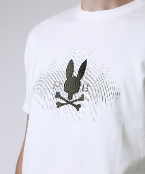 Psycho Bunny（サイコバニー）の「エンブロイダリーグラフィック Tシャツ（Tシャツ/カットソー・メンズ・ブラック/ホワイト/ダークグレー・SMALL/MEDIUM/LARGE/X-LARGE）」の19枚目の写真