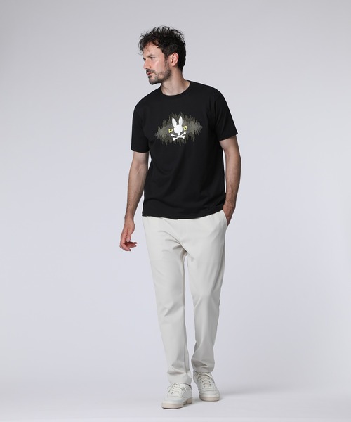 Psycho Bunny（サイコバニー）の「エンブロイダリーグラフィック Tシャツ（Tシャツ/カットソー・メンズ・ブラック/ホワイト/ダークグレー・SMALL/MEDIUM/LARGE/X-LARGE）」の13枚目の写真