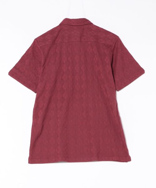 TOKYO SHIRTS(トウキョウシャツ)の「デザイン 半袖ポロシャツ ボタンダウン(ポロシャツ・メンズ・ボルドー・S/M/L/LL/XL)」の7枚目の写真
