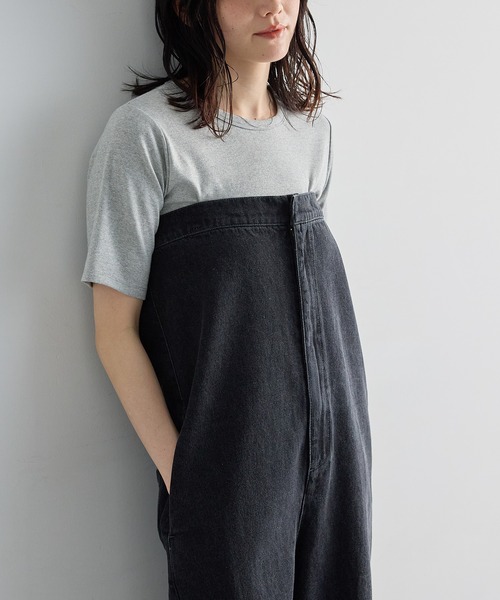 セール】[低身長/高身長向けサイズ有]デニムサロペット