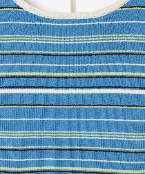 PAGEBOY（ページボーイ）の「2WAYレトロボーダータンク（Tシャツ/カットソー・レディース・ブラック/ブルー系その他4/ホワイト系その他・FREE）」の14枚目の写真