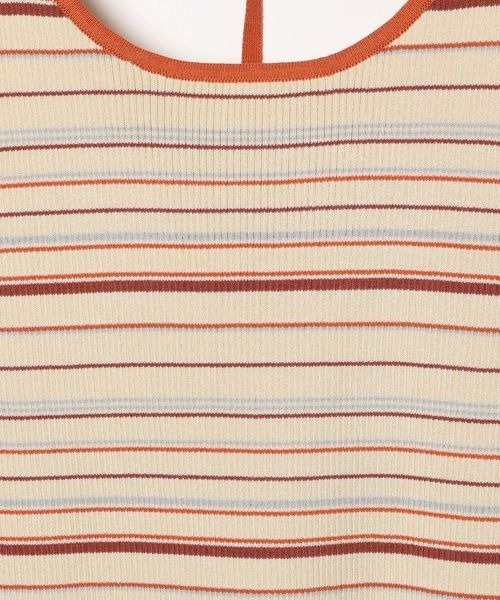 PAGEBOY（ページボーイ）の「2WAYレトロボーダータンク（Tシャツ/カットソー・レディース・ブラック/ブルー系その他4/ホワイト系その他・FREE）」の10枚目の写真