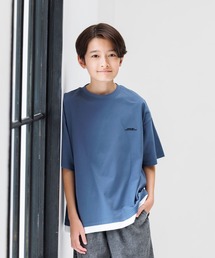 GLOBAL WORK | フローズンTシャツ/フェイクレイヤード/499702(Tシャツ/カットソー)