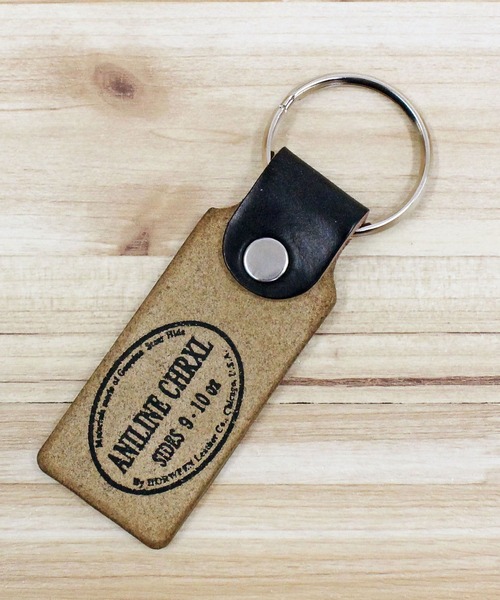 schott(ショット)の「HORWEEN LEATHER KEY HOLDER(キーホルダー・メンズ・ブラウン/ブラック・FREE)」の4枚目の写真