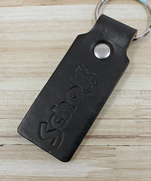 schott(ショット)の「HORWEEN LEATHER KEY HOLDER(キーホルダー・メンズ・ブラウン/ブラック・FREE)」の6枚目の写真