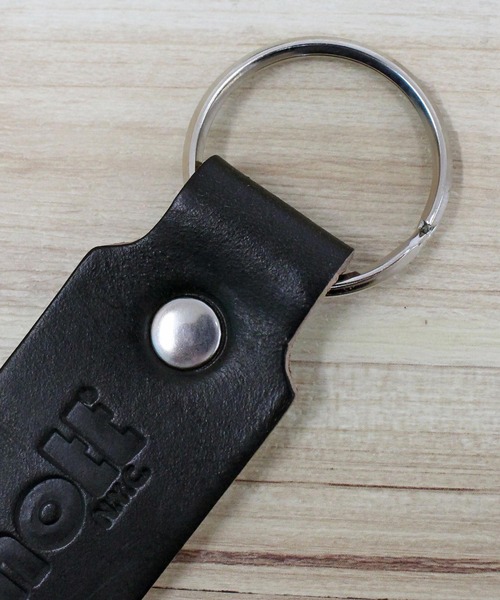 schott(ショット)の「HORWEEN LEATHER KEY HOLDER(キーホルダー・メンズ・ブラウン/ブラック・FREE)」の7枚目の写真