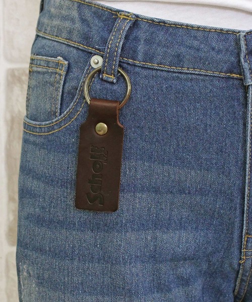 schott(ショット)の「HORWEEN LEATHER KEY HOLDER(キーホルダー・メンズ・ブラウン/ブラック・FREE)」の10枚目の写真